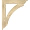 Ekena Millwork Thorton Traditional Rough Sawn Bracket w/ Offset Brace, Douglas Fir, 6"W x 26"D x 30"H BKT0604X26X30THR01RDF - alternate 2
